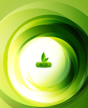 Green eco abstract background clipart