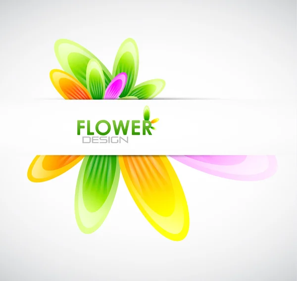 Absztrakt virágot háttér — Stock Vector