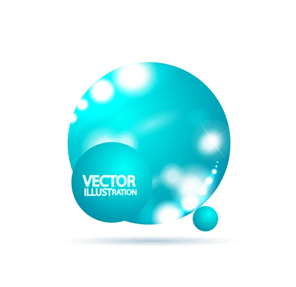 Пузырь абстрактный блестящий фон — стоковый вектор