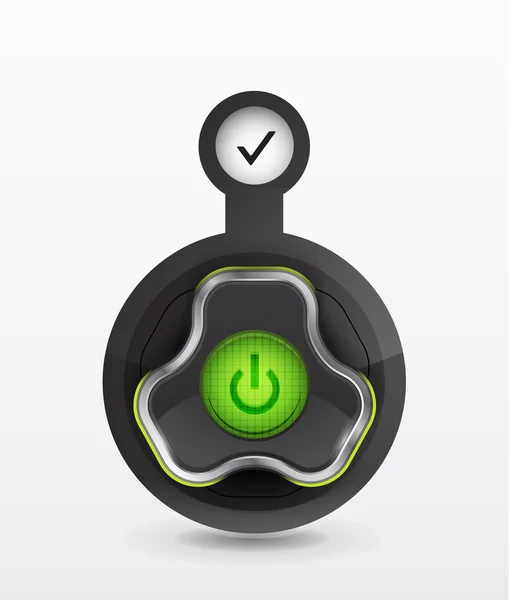 Vector power button - icon — Stock Vector