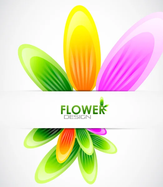 Absztrakt virágot háttér — Stock Vector