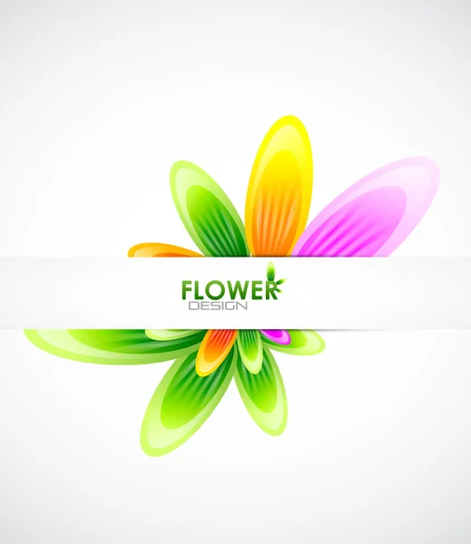 Abstract flower background — Stock Vector