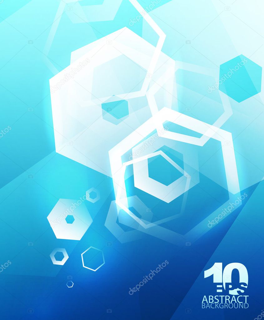 Hexagon hi-tech abstract background