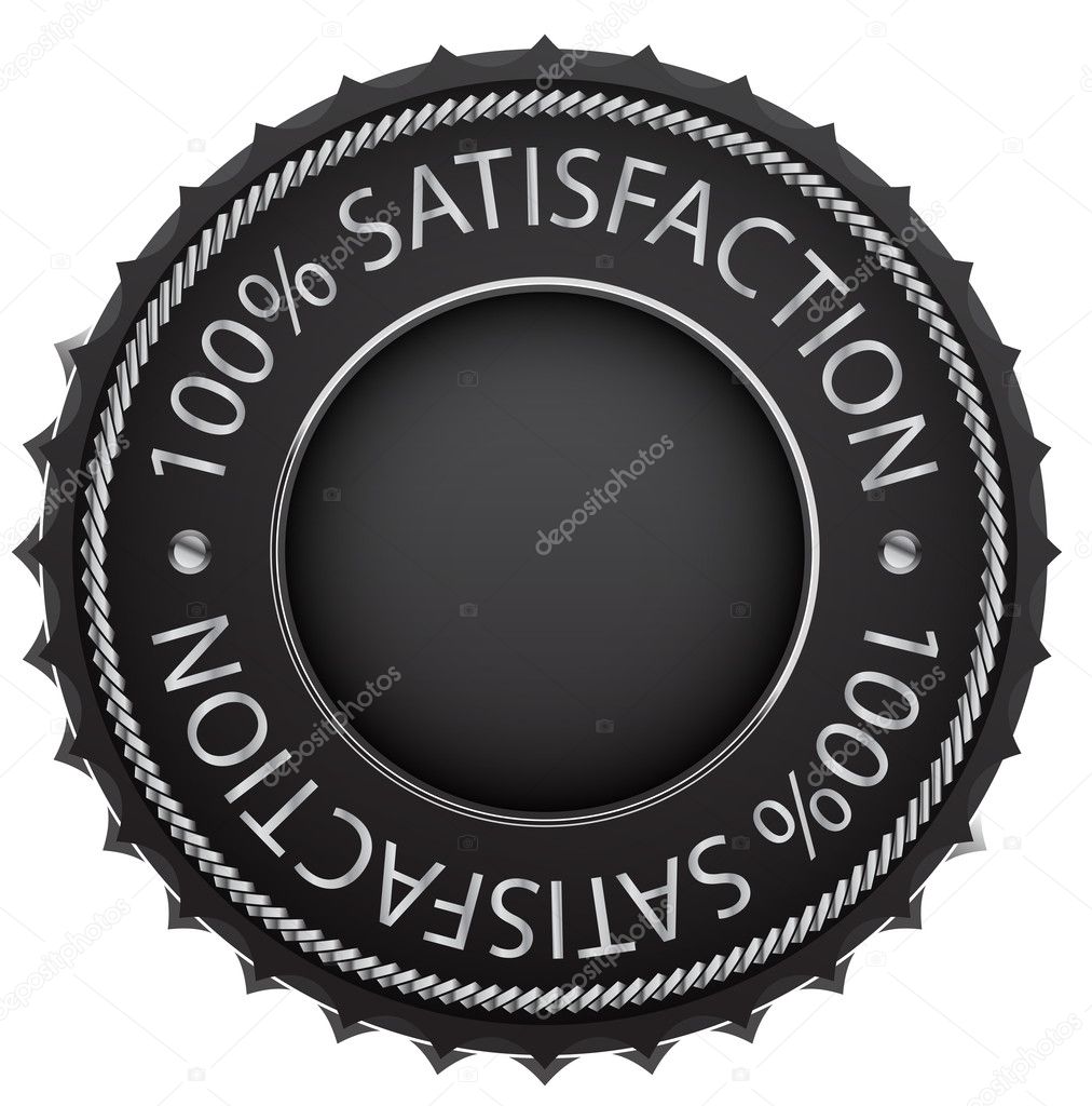 Black satisfaction label