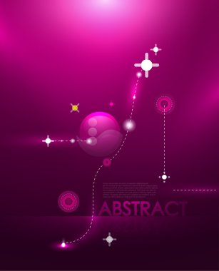 Abstract cosmic compostion clipart