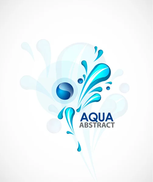 Aqua achtergrond — Stockvector