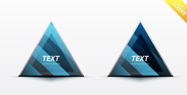 三角形ベクトル ビジネス デザイン要素 — ストックベクタ
