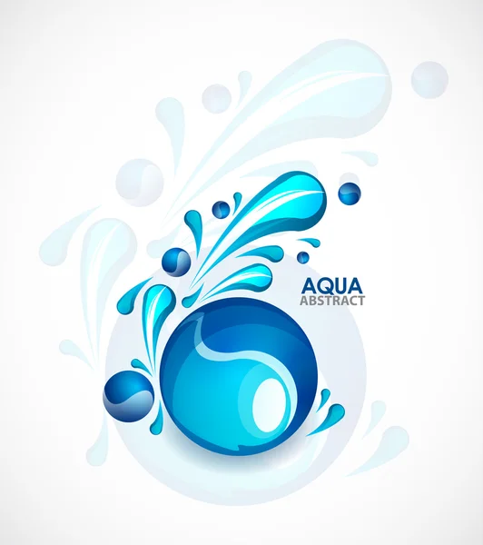 Fundo do Aqua —  Vetores de Stock