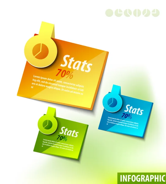 Infographics labels — Stock Vector