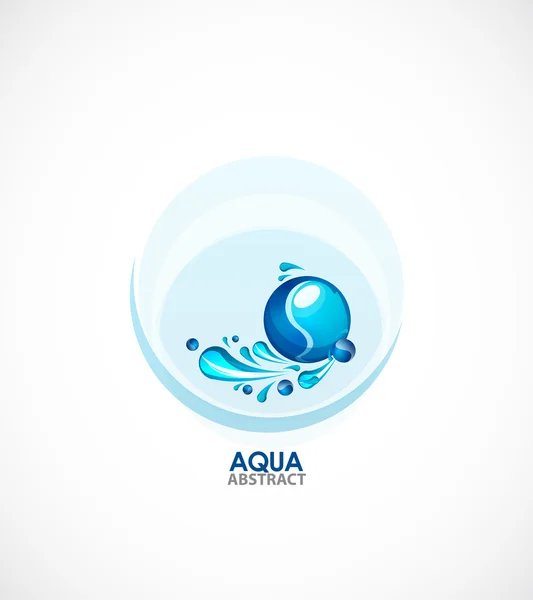 stock vector Aqua background