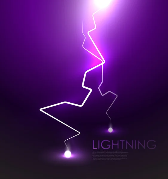 Lightning bakgrund — Stock vektor
