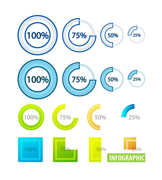 Infografika elemek — Stock Vector