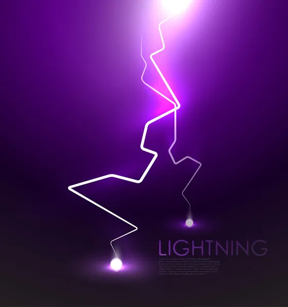 Lightning background — Stock Vector