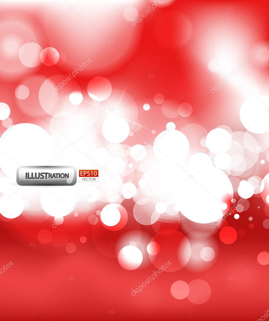 Red shiny abstract lights background