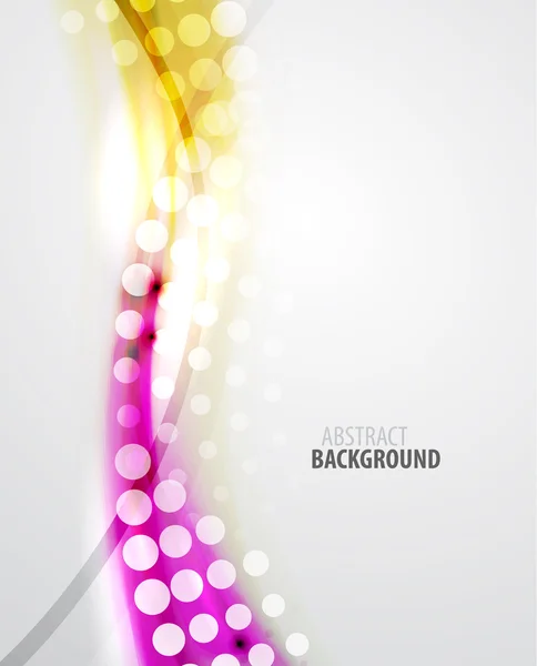 Abstract flowing wave background — Stock Vector