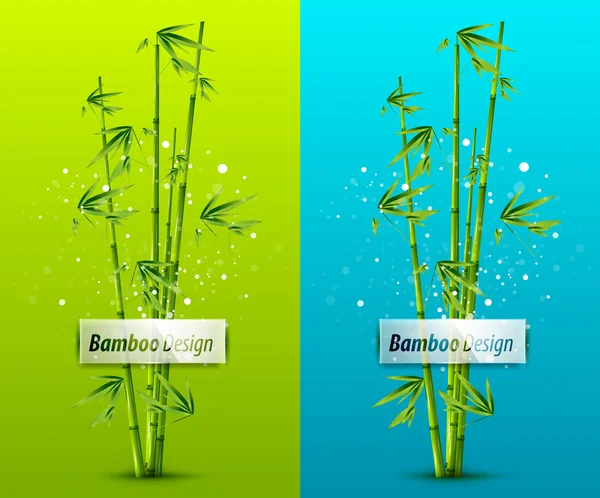 Fundo de bambu — Vetor de Stock