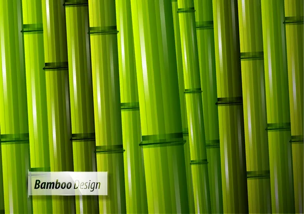 Fundo de bambu — Vetor de Stock
