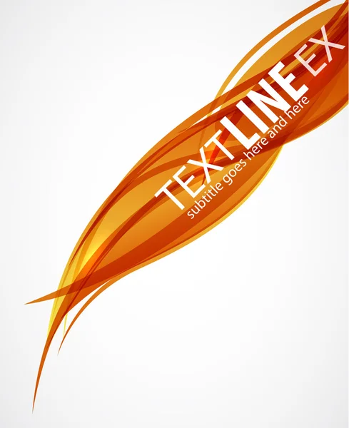 Fond ondulé orange — Image vectorielle