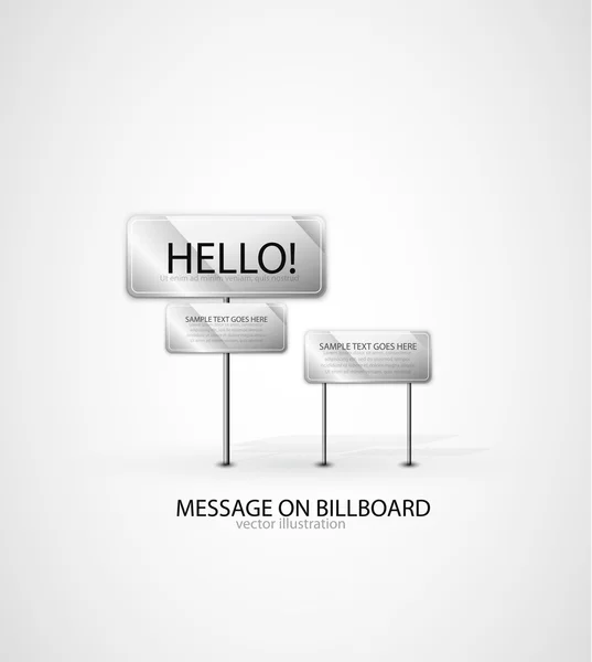Billboard pozadí — Stockový vektor