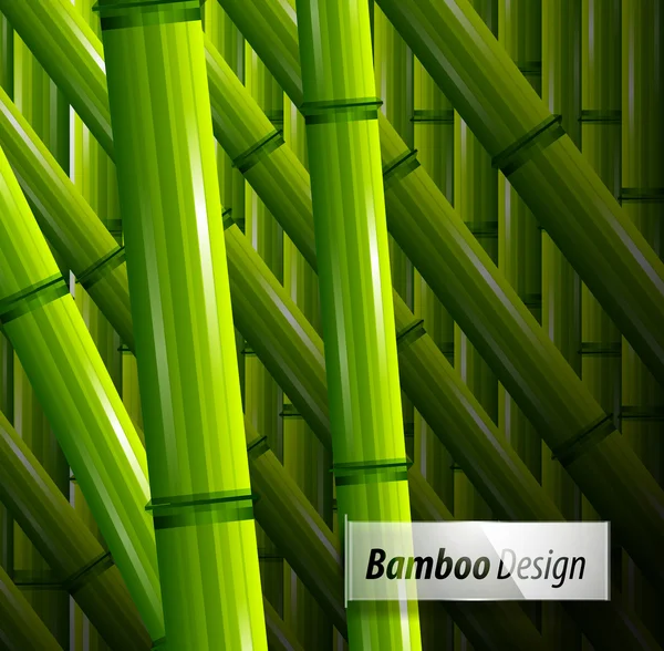 Bamboe achtergrond — Stockvector