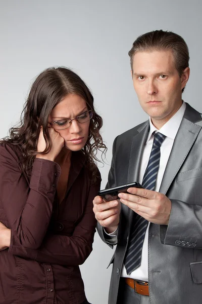 Receiving SMS — Stock Photo, Image