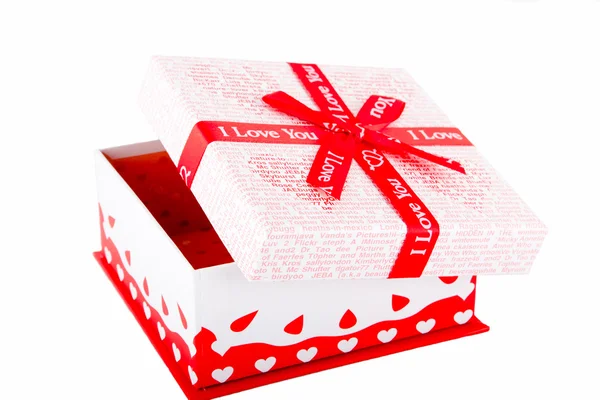 Bright gift box — Stock Photo, Image