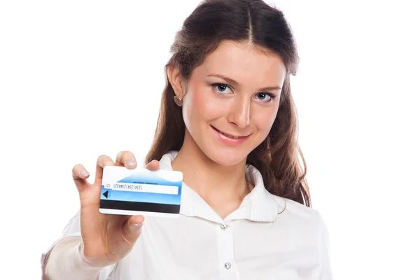 Köp med kreditkort — Stockfoto