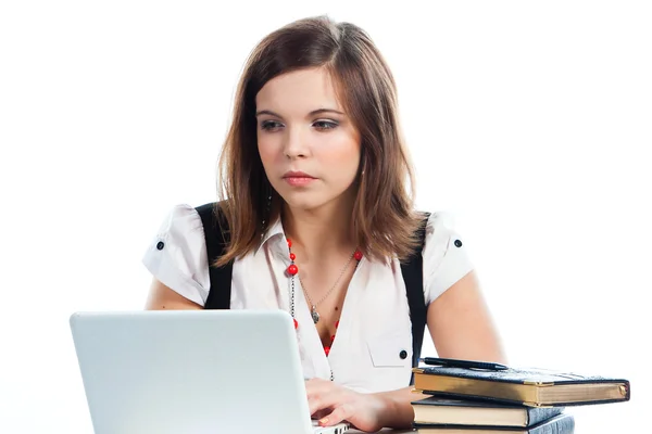 stock image A young girl student