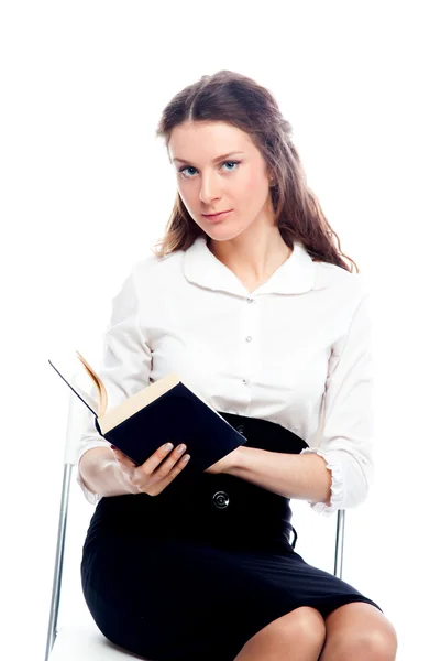 stock image A young girl student