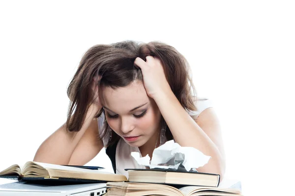 Stock image A young girl student