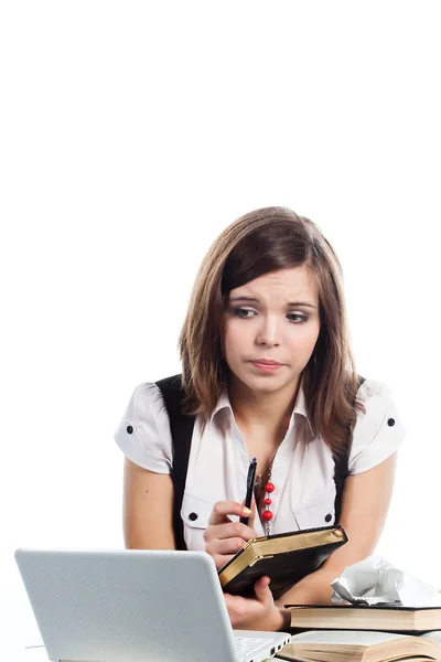 A young girl student — Stock Photo, Image