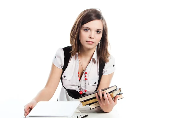 Una joven estudiante — Foto de Stock