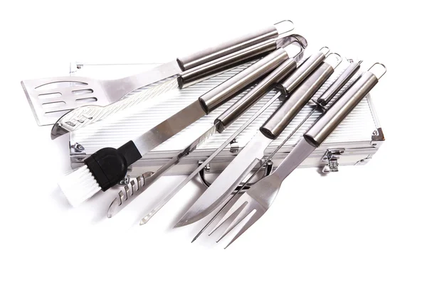 Conjunto de ferramentas para churrasco — Fotografia de Stock