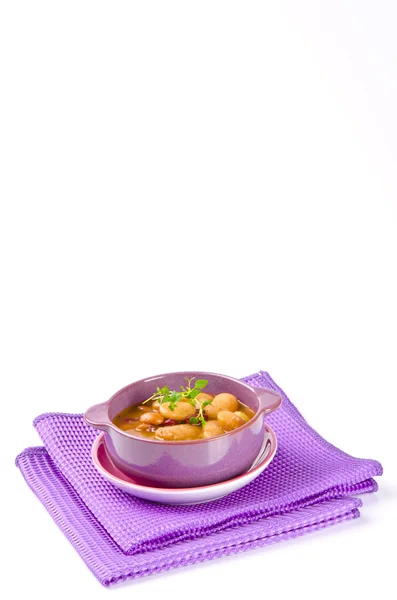 Sopa de feijão — Fotografia de Stock