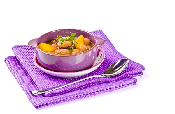Sopa de feijão — Fotografia de Stock