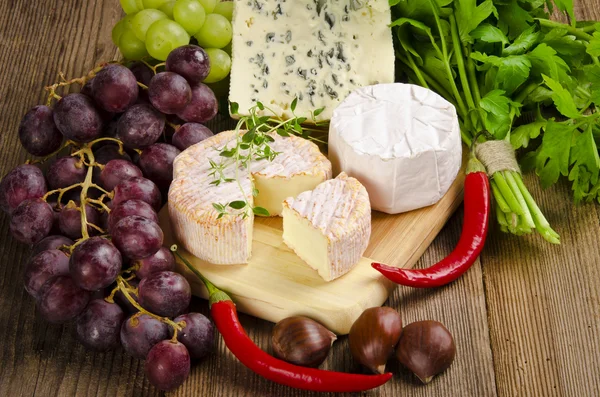 Different cheese kinds — Stock Photo, Image