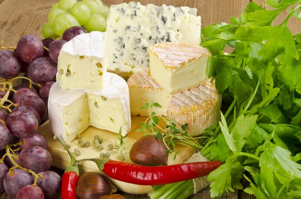 Différents types de fromage — Photo