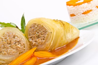 Cabbage rolls clipart