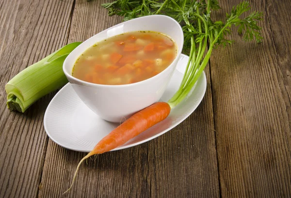 Clear broth — Stock Photo, Image