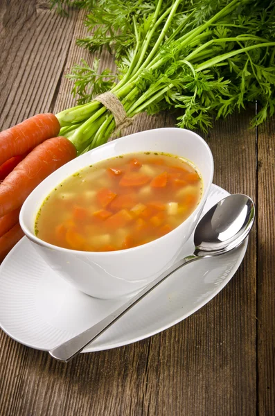 Carrot soup — Stock Photo, Image