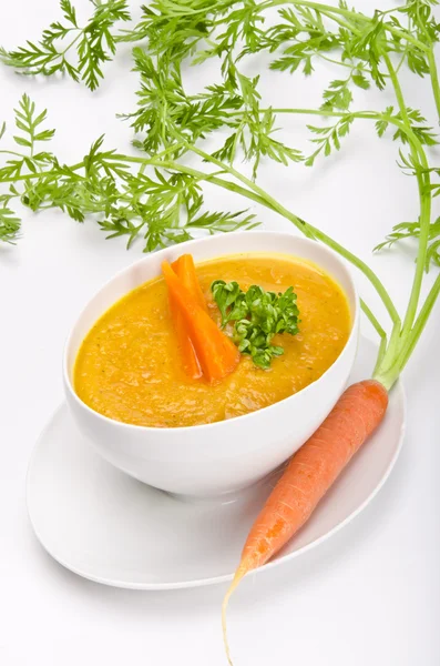 Stock image Carrot soup nature