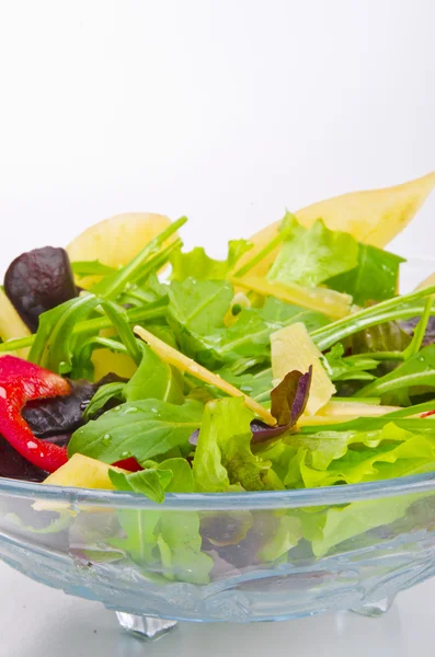 Rucola zdravě salátový zaostřená — Stock fotografie