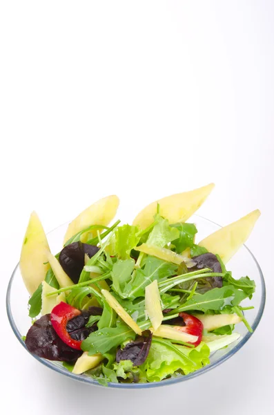 Rucola gezonde salade close-up — Stockfoto
