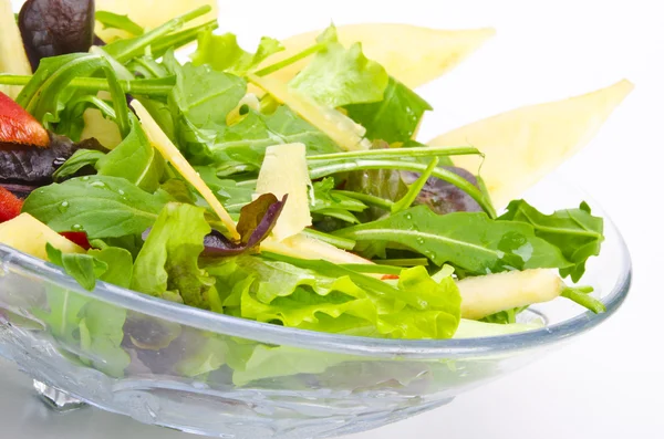 Rucola zdravě salátový zaostřená — Stock fotografie