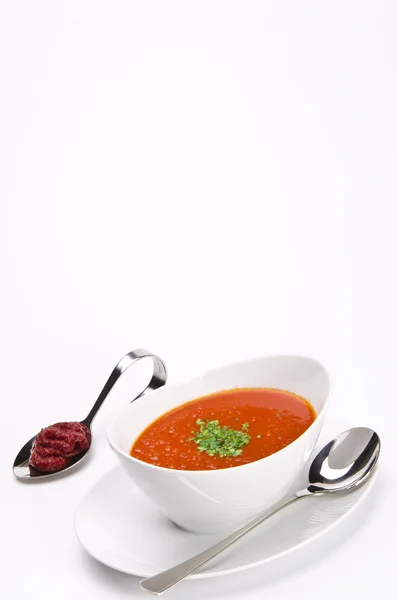 Томатний суп — стокове фото