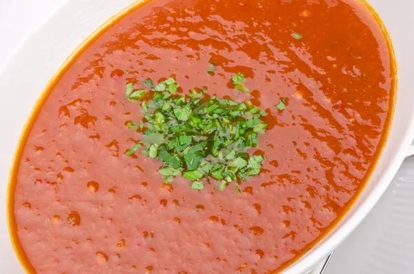 토마토 수프 — 스톡 사진