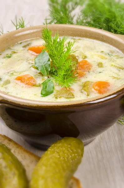Zuppa di cetrioli — Foto Stock