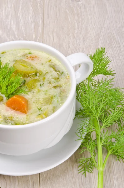 Огуречный суп — стоковое фото