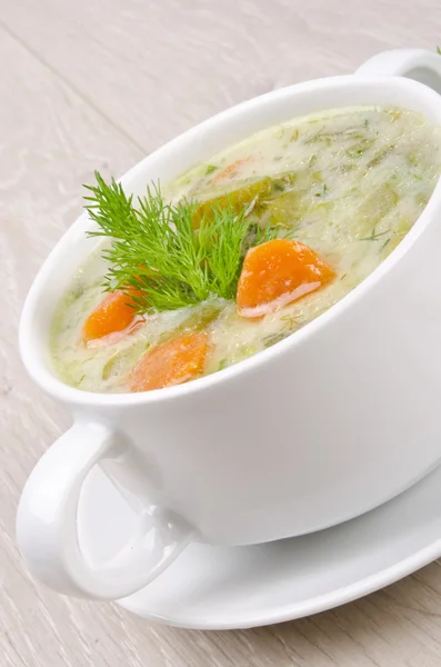 Огірок суп — стокове фото