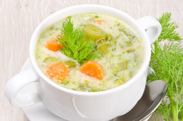 Supă de castravete — Fotografie, imagine de stoc